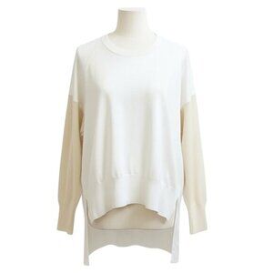 MM6 Maison Margiela Oversized Sweater Ivory L–XL